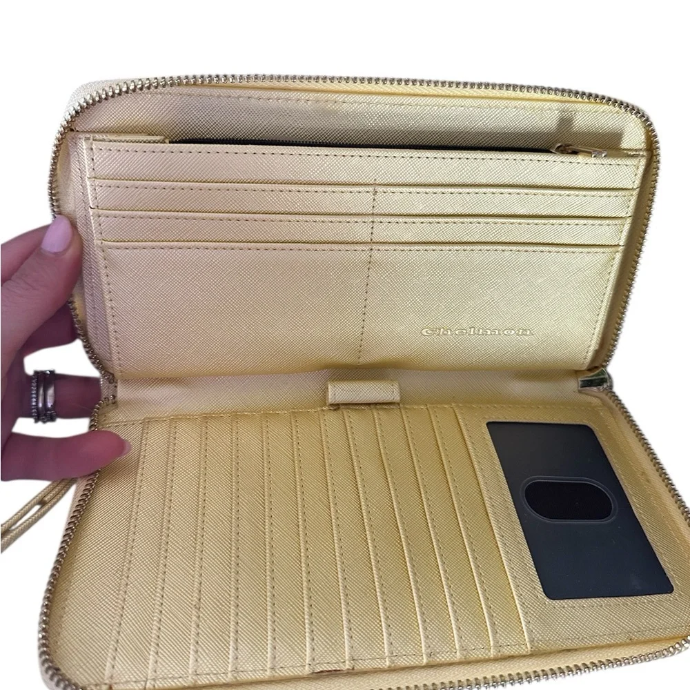 CHELMON Faux Leather Clutch Wallet